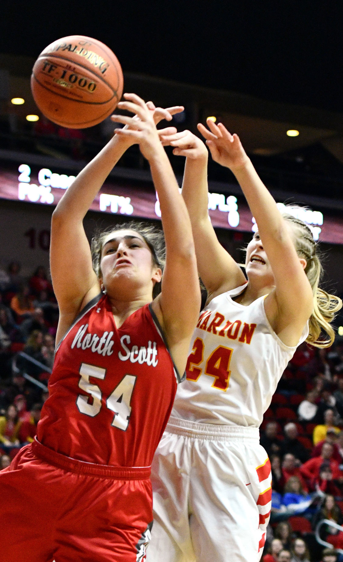North Scott vs Marion girls state basketball